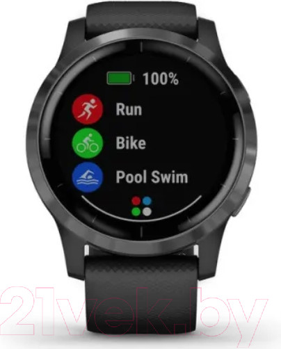 Изображение товара Умные часы Garmin Vivoactive 4 45mm / 010-02174-11 (Slate/Black)