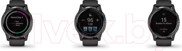 Изображение товара Умные часы Garmin Vivoactive 4 45mm / 010-02174-11 (Slate/Black)
