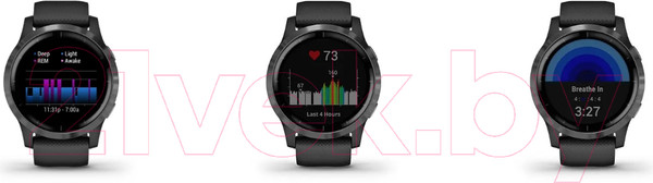 Изображение товара Умные часы Garmin Vivoactive 4 45mm / 010-02174-11 (Slate/Black)