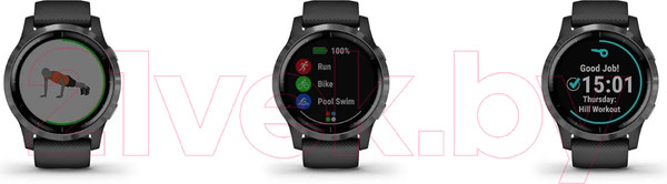 Изображение товара Умные часы Garmin Vivoactive 4 45mm / 010-02174-11 (Slate/Black)