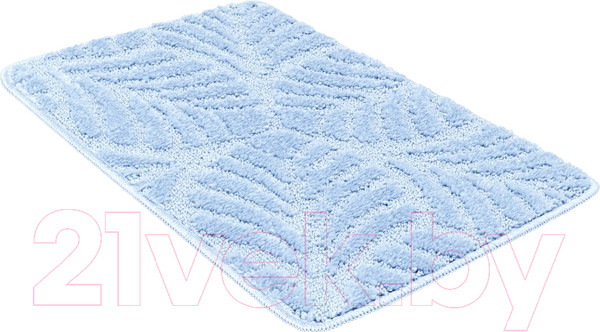 Изображение товара Коврик для ванной Shahintex Актив icarpet 40x60 001 / 890634 (голубой 11)