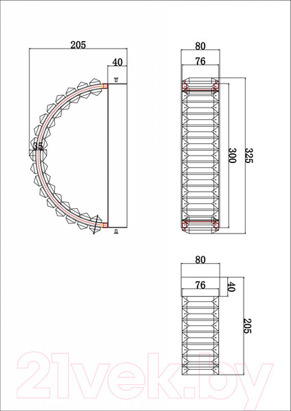 Изображение товара Бра Divinare Renata 1135/17 AP-10
