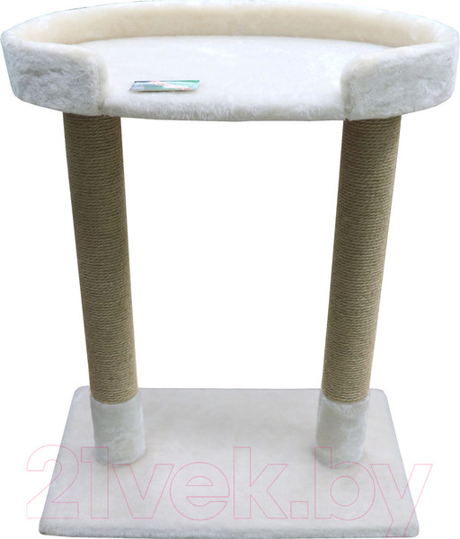 Изображение товара Лежанка-когтеточка Кот и Пёс Дуо / КД75Д (молочный)