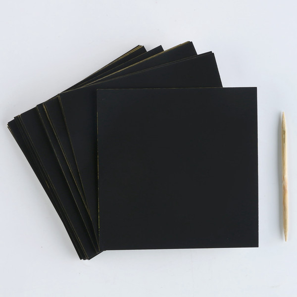 Изображение товара Набор гравюр Школа талантов Мир аниме. С цветным эффектом / 9612251 (100шт)