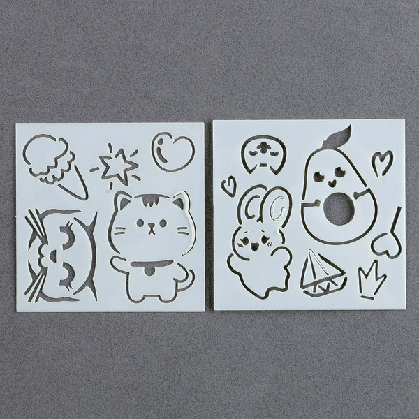 Изображение товара Набор гравюр Школа талантов Мир аниме. С цветным эффектом / 9612251 (100шт)