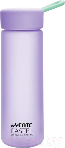 Изображение товара Бутылка для воды deVente Pastel / 8090941 (сиреневый/зеленый)
