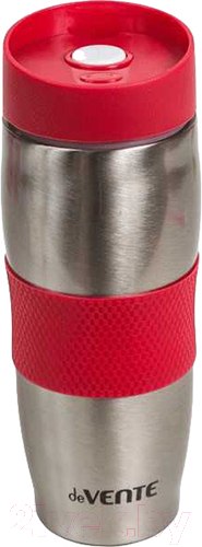 Изображение товара Термокружка deVente Coffee Mug / 8090323 (стальной/красный)