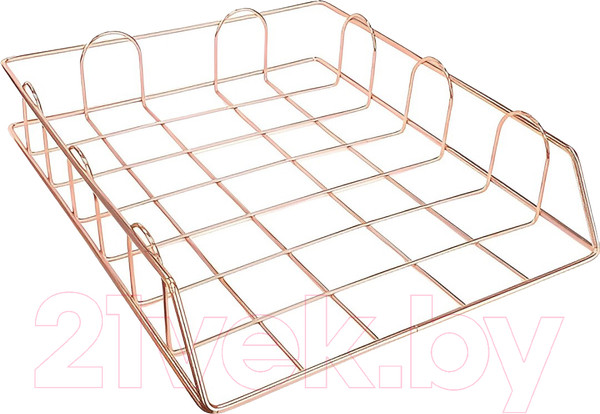 Изображение товара Лоток для бумаг deVente Gold Rose / 3042004 (розовое золото)