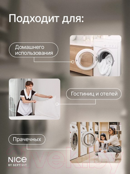 Изображение товара Гель для стирки NICE by Septivit Для всех видов тканей (1л)