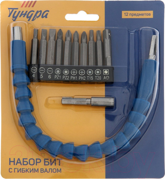Изображение товара Набор бит Tundra 5378178 (12пр)