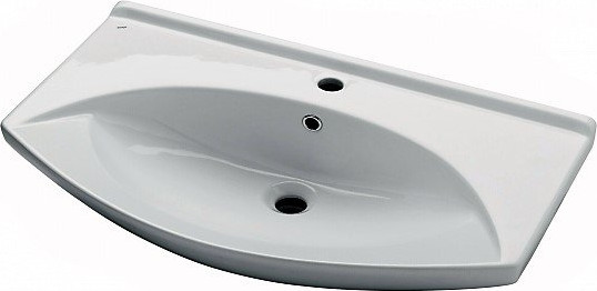 Изображение товара Тумба под умывальник Dreja LAGUNA 65 / 99.0101 (подвесная, белый глянец)