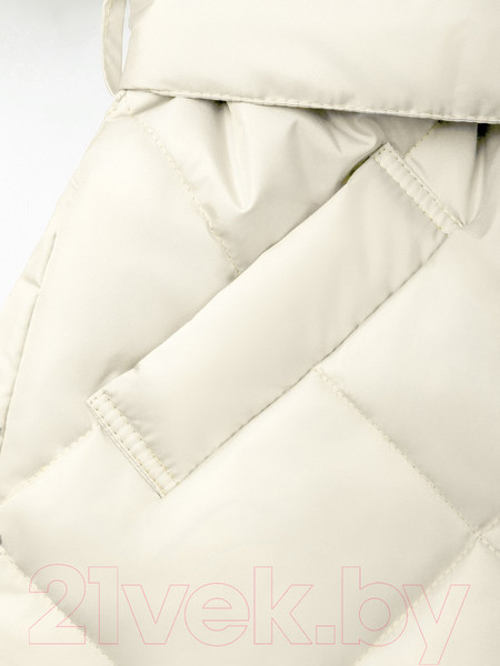 Изображение товара Пальто детское Amarobaby Trendy / AB-OD22-TRENDY29/33-134  (молочный, р.134-140)