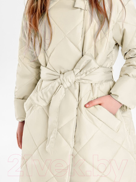 Изображение товара Пальто детское Amarobaby Trendy / AB-OD22-TRENDY29/33-134  (молочный, р.134-140)