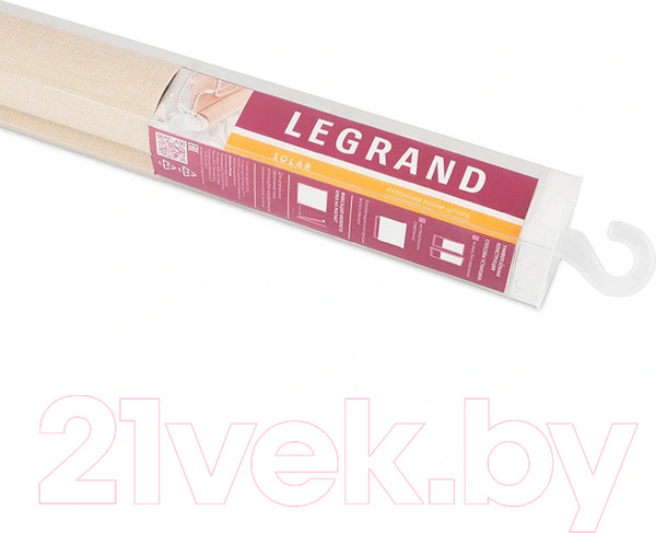 Изображение товара Рулонная штора LEGRAND Саммер 66x175 / 58127373 (крем)