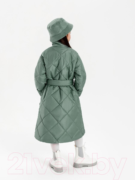 Изображение товара Пальто детское Amarobaby Trendy / AB-OD22-TRENDY29/39-140  (фисташковый, р.140-146)