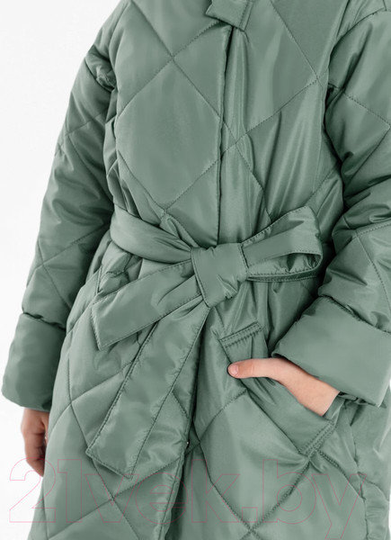 Изображение товара Пальто детское Amarobaby Trendy / AB-OD22-TRENDY29/39-140  (фисташковый, р.140-146)