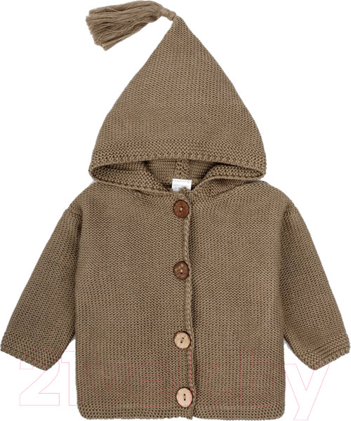 Изображение товара Кофта для малышей Amarobaby Brush / AB-OD23-BR26/12-68  (коричневый, р.68)