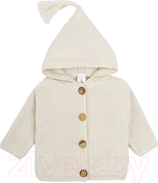 Изображение товара Кофта для малышей Amarobaby Brush / AB-OD23-BR26/33-68  (молочный, р.68)