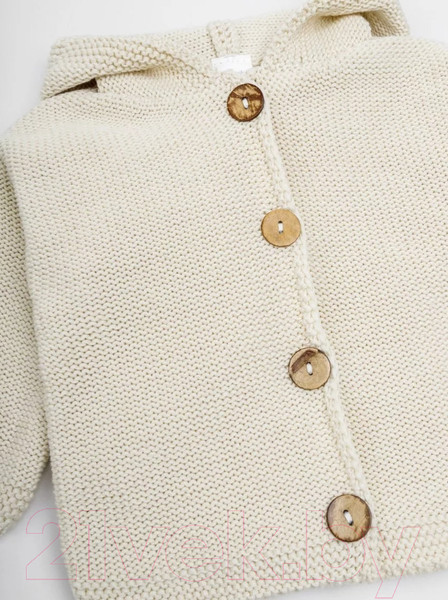 Изображение товара Кофта для малышей Amarobaby Brush / AB-OD23-BR26/33-68  (молочный, р.68)