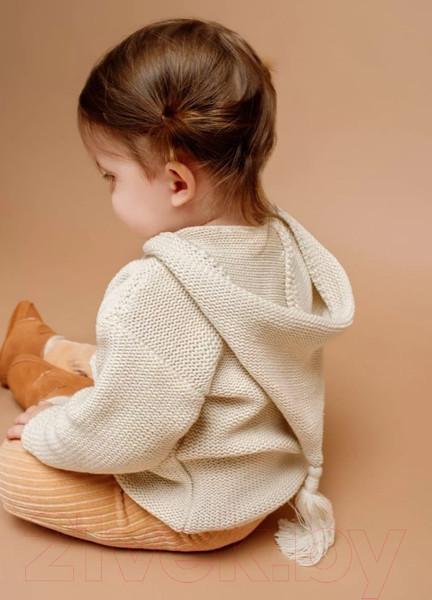 Изображение товара Кофта для малышей Amarobaby Brush / AB-OD23-BR26/33-68  (молочный, р.68)
