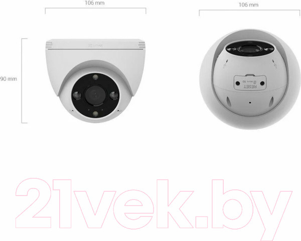 Изображение товара IP-камера Ezviz H4 2K (2.8mm)