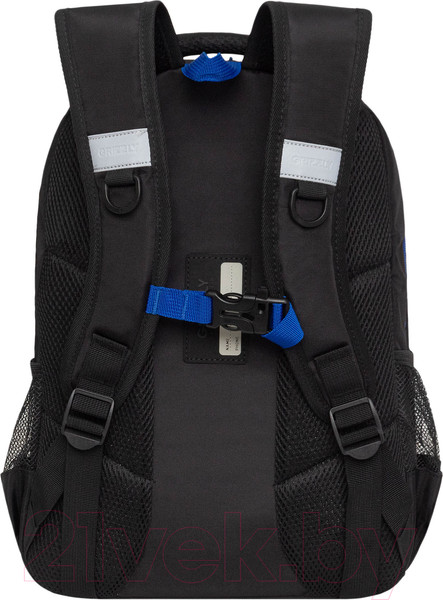 Изображение товара Школьный рюкзак Grizzly RB-453-3 (черный/синий)