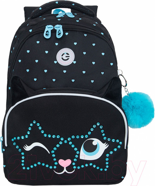 Изображение товара Школьный рюкзак Grizzly RG-460-6 (черный)