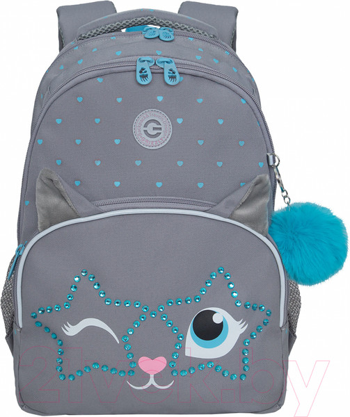 Изображение товара Школьный рюкзак Grizzly RG-460-6 (серый)
