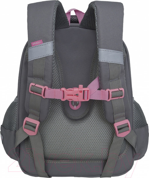 Изображение товара Школьный рюкзак Grizzly RAz-486-6 (серый)