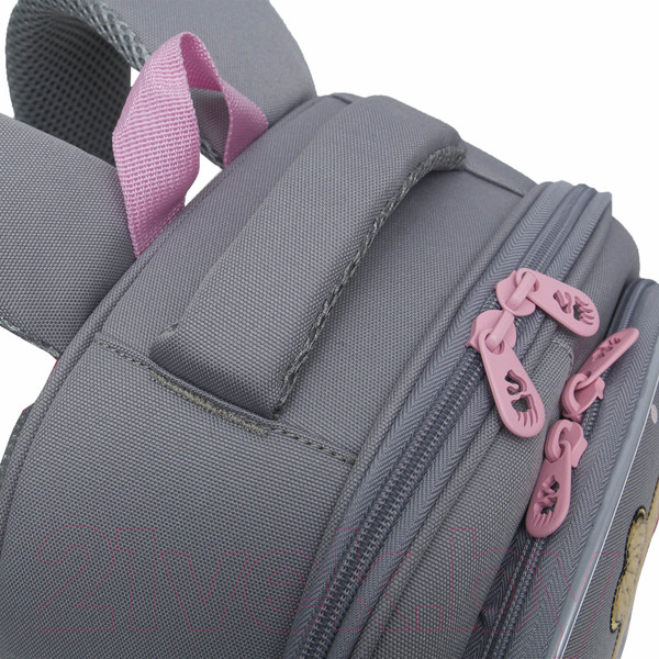 Изображение товара Школьный рюкзак Grizzly RAz-486-6 (серый)