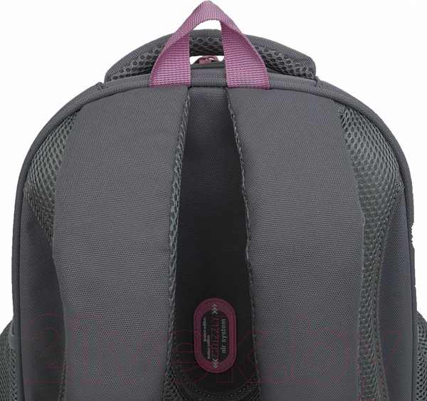 Изображение товара Школьный рюкзак Grizzly RAz-486-6 (серый)