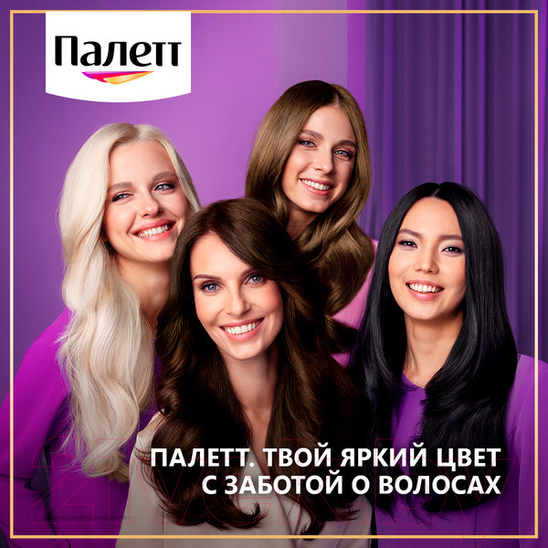 Изображение товара Крем-краска для волос Палетт Стойкая W2 / 3-65 (темный шоколад)