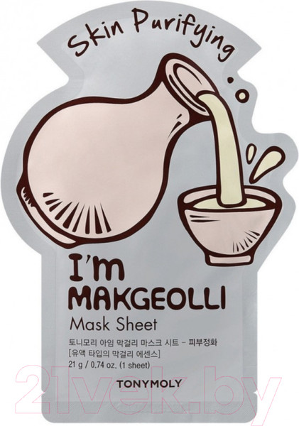 Изображение товара Маска для лица тканевая Tony Moly I'm Makgeolli Mask Sheet (21мл)