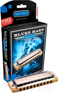 Изображение товара Губная гармошка Hohner Blues Harp 532/20 MS D (M533036)