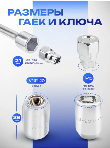 Изображение товара Гайка Forsage F-644105 (3584)