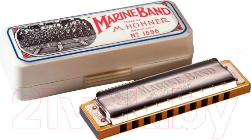 Изображение товара Губная гармошка Hohner Marine Band 1896/20 G (M1896086)
