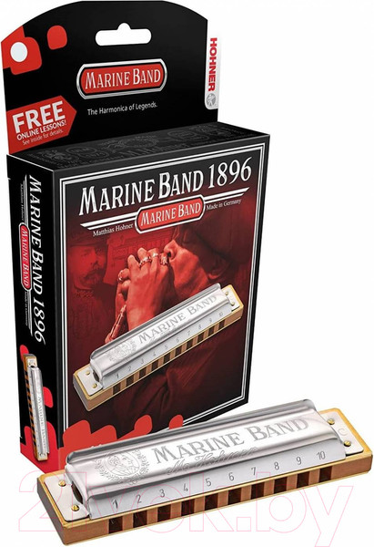 Изображение товара Губная гармошка Hohner Marine Band 1896/20 G (M1896086)