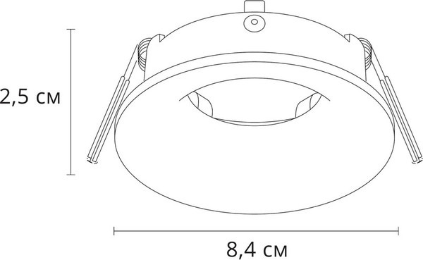 Изображение товара Точечный светильник Arte Lamp Corno A2863PL-1WH