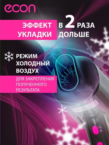 Изображение товара Фен Econ ECO-BH204D