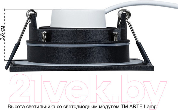 Изображение товара Точечный светильник Arte Lamp Giro A2866PL-1BK