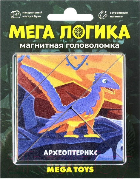 Изображение товара Развивающая игра Mega Toys Магнитная головоломка Археоптерикс / 15833
