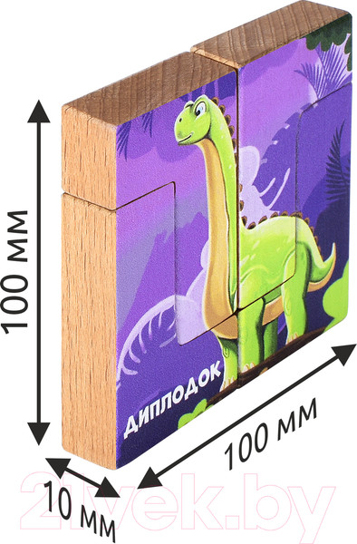 Изображение товара Развивающая игра Mega Toys Магнитная головоломка Диплодок / 15866