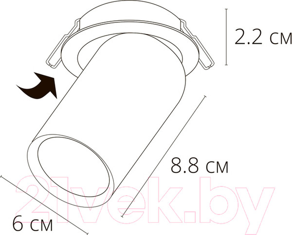 Изображение товара Спот Arte Lamp Situla A3731PL-1BK