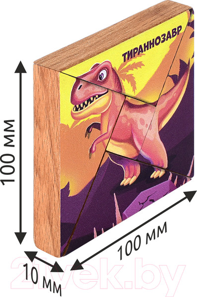 Изображение товара Развивающая игра Mega Toys Магнитная головоломка Тираннозавр / 15811