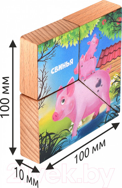 Изображение товара Развивающая игра Mega Toys Магнитная головоломка Свинья / 15758