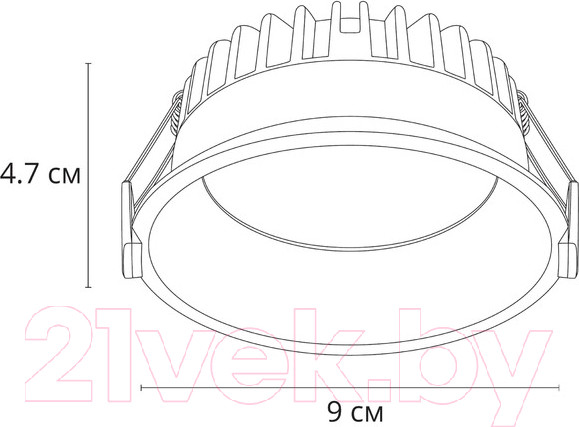 Изображение товара Точечный светильник Arte Lamp Frame A7993PL-1WH
