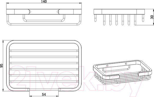 Изображение товара Мыльница Allen Brau Priority 6.31016-00 / 313598