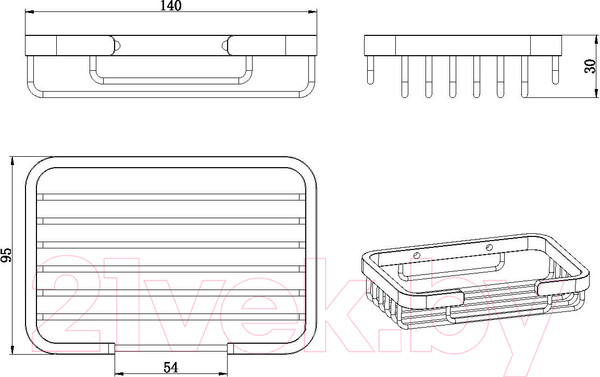 Изображение товара Мыльница Allen Brau Priority 6.31016-31 / 313600