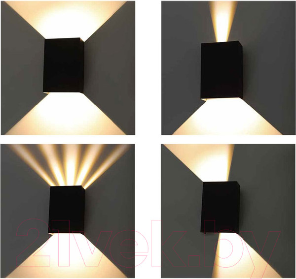 Изображение товара Бра уличное Arte Lamp Algol A5640AL-2BK