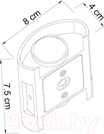 Изображение товара Бра уличное Arte Lamp Bosto A3122AL-2BK